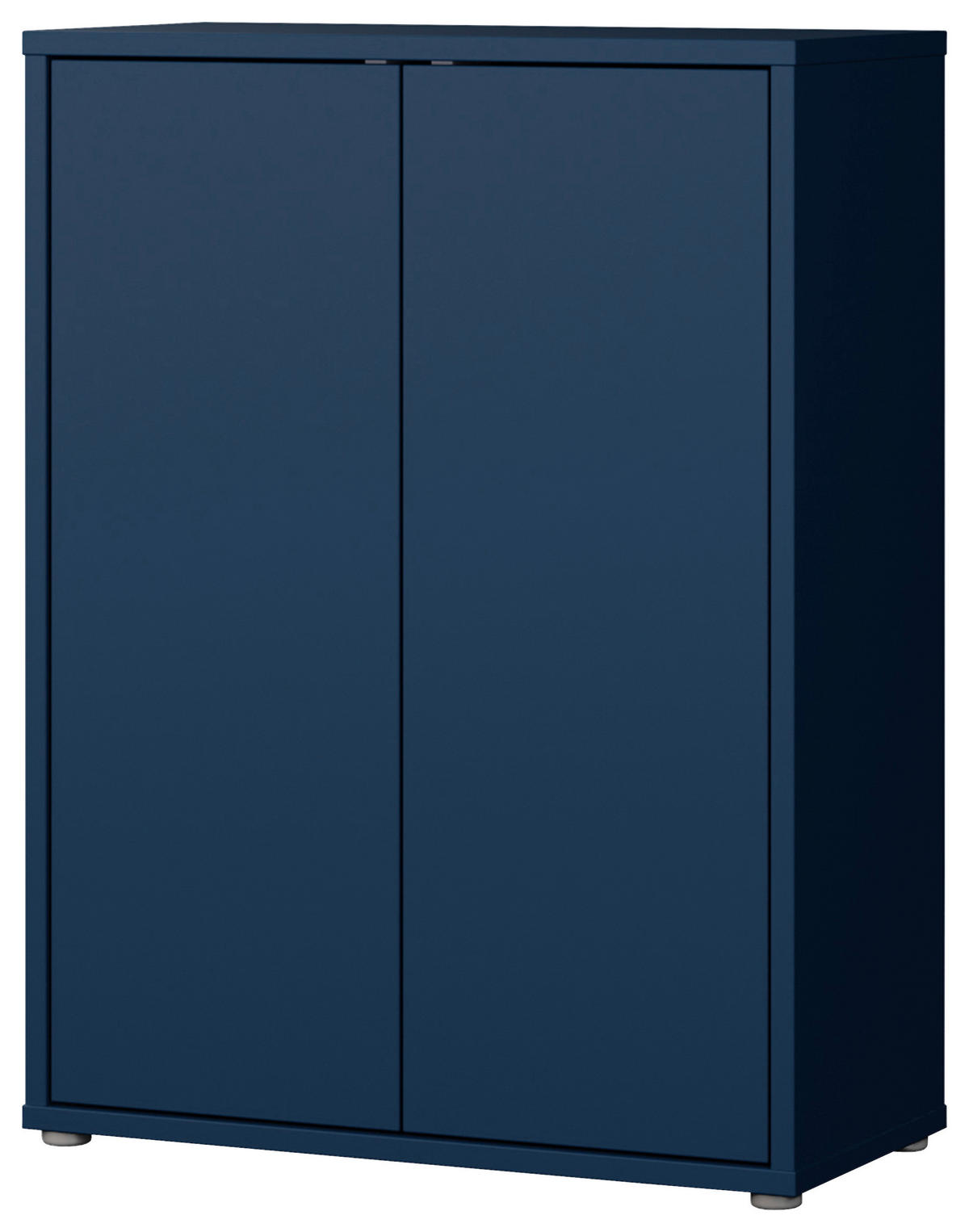 SCHUHSCHRANK Dunkelblau  - Dunkelblau/Grau, MODERN, Holzwerkstoff/Kunststoff (74,5/99,1/34,9cm) - Modern Living