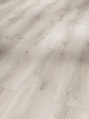 LAMINATBODEN Basic 600  per  m² - Eichefarben/Hellgrau, KONVENTIONELL, Holzwerkstoff (128,5/24,3/0,8cm) - Parador