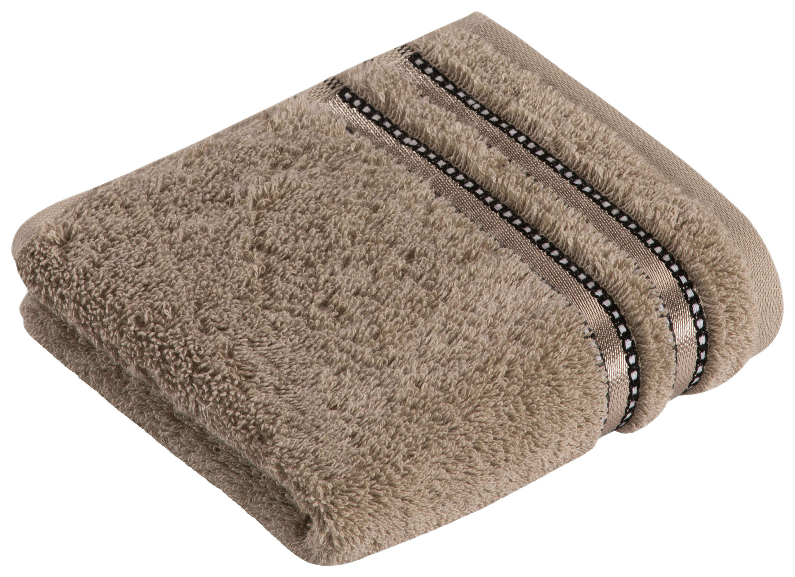 GÄSTETUCH Cult de Luxe Sandfarben 30/50 cm  - Sandfarben, Design, Textil (30/50cm) - Vossen
