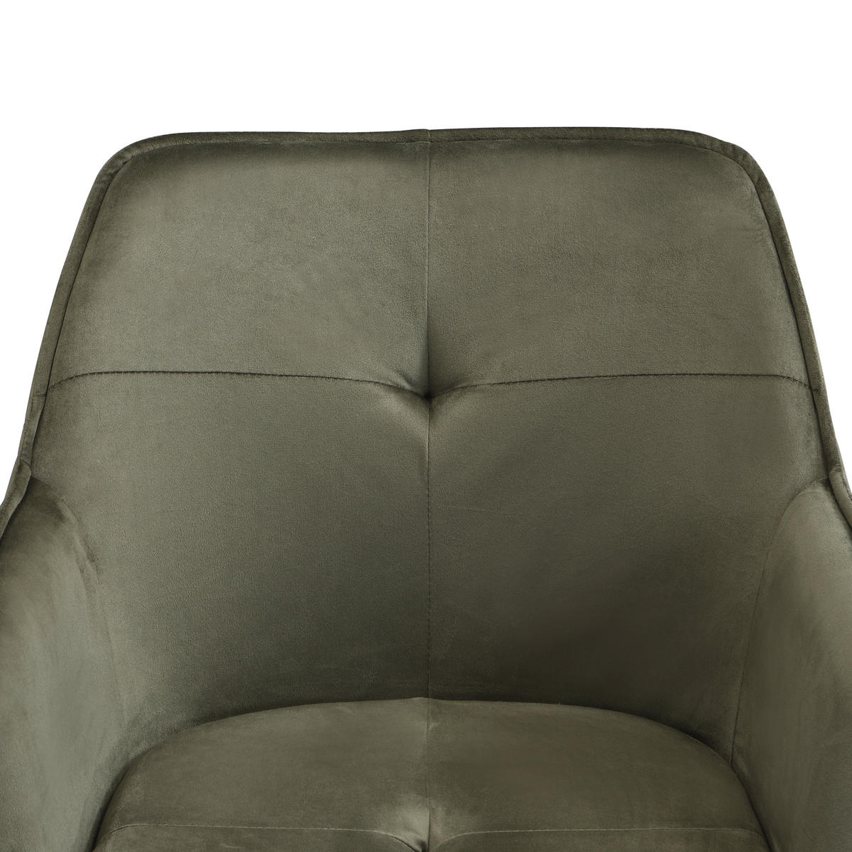 STOLICA S NASLONOM ZA RUKE  zelena, crna  metal, tekstil      - zelena/crna, Moderno, metal/tekstil (57/82/61cm) - Livetastic