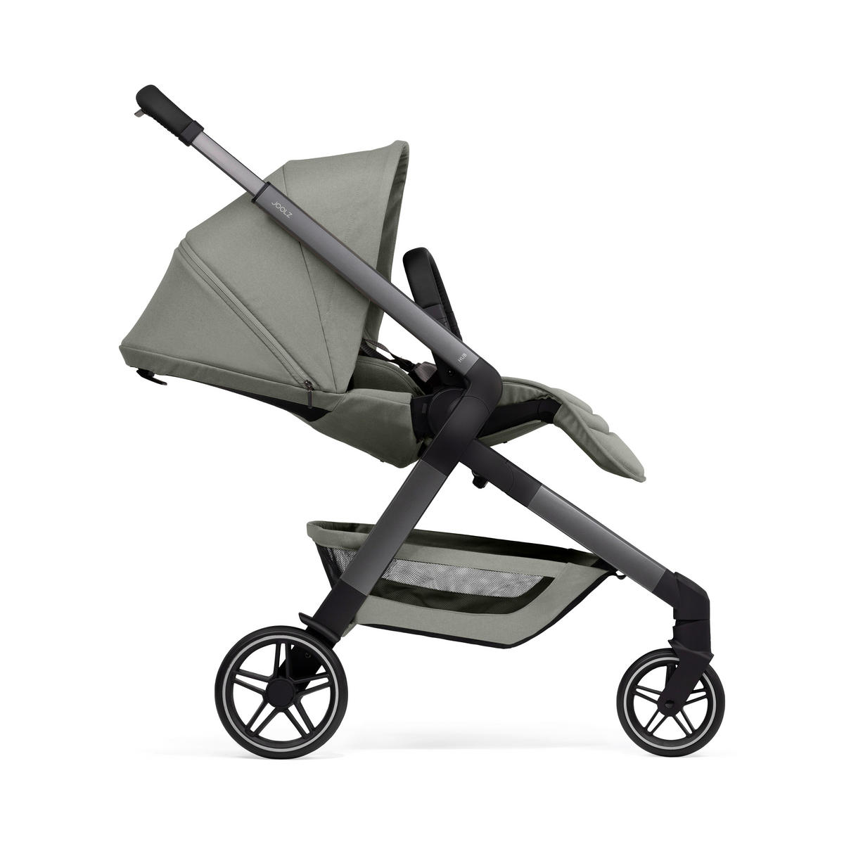 KINDERWAGEN Hub2  - Salbeigrün, Basics, Textil (102/52.5/93cm) - Joolz
