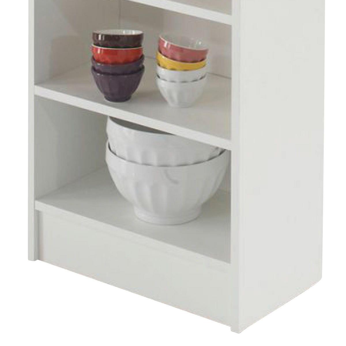 BARTISCH rechteckig Grau, Weiß  - Weiß/Grau, Design, Holzwerkstoff (115/50/103cm) - MID.YOU