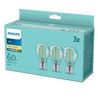 LED FILAMENT SIJALICA - prozirna, Osnovno, staklo (10.4/21.6/14.9cm) - Philips