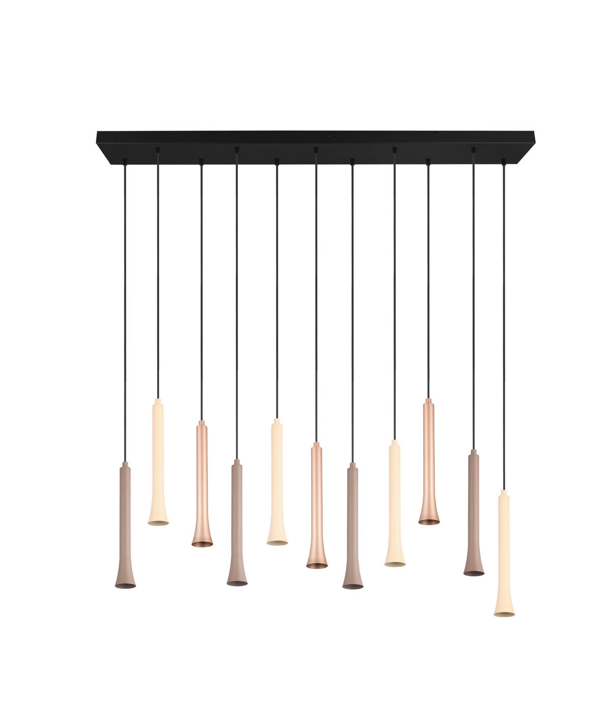 LED-PENDELLEUCHTE 115/15/150 cm    - Beige/Multicolor, Design, Metall (115/15/150cm) - Trio Leuchten