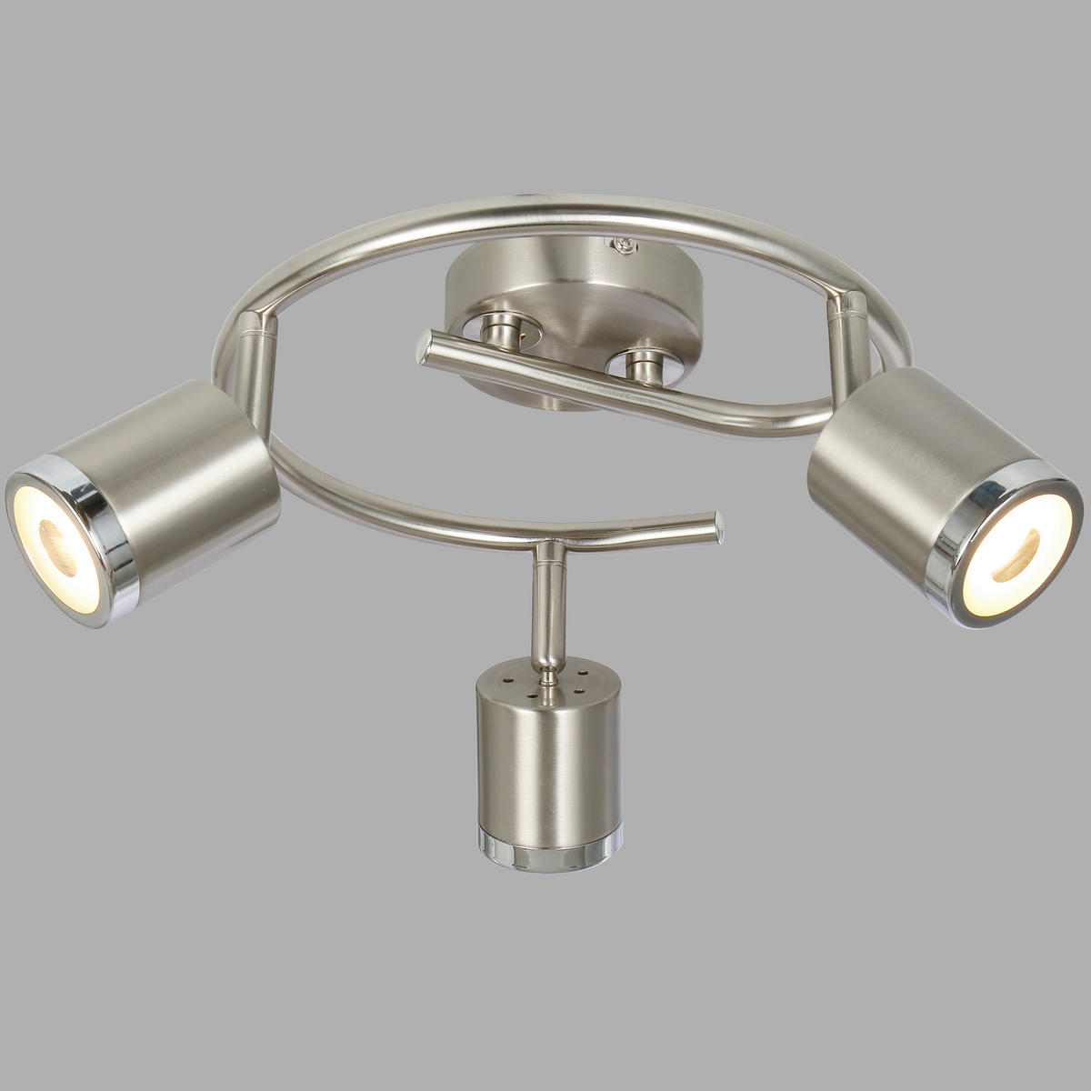STRAHLER   - Nickelfarben, Design, Kunststoff/Metall (25cm) - Xora