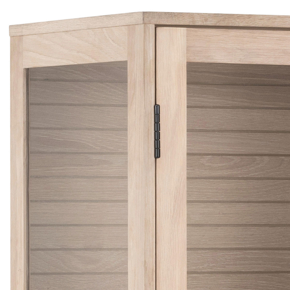 VITRINE in furniert Eichefarben  - Klar/Eichefarben, Design, Glas/Holz (80/180/40cm) - Livetastic