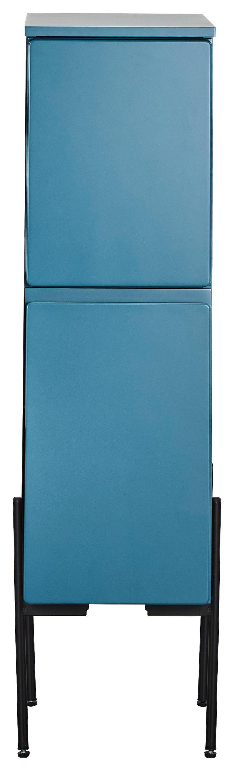 MIDISCHRANK 30/115/47 cm  - Dunkelblau, Modern, Holzwerkstoff (30/115/47cm) - Welnova