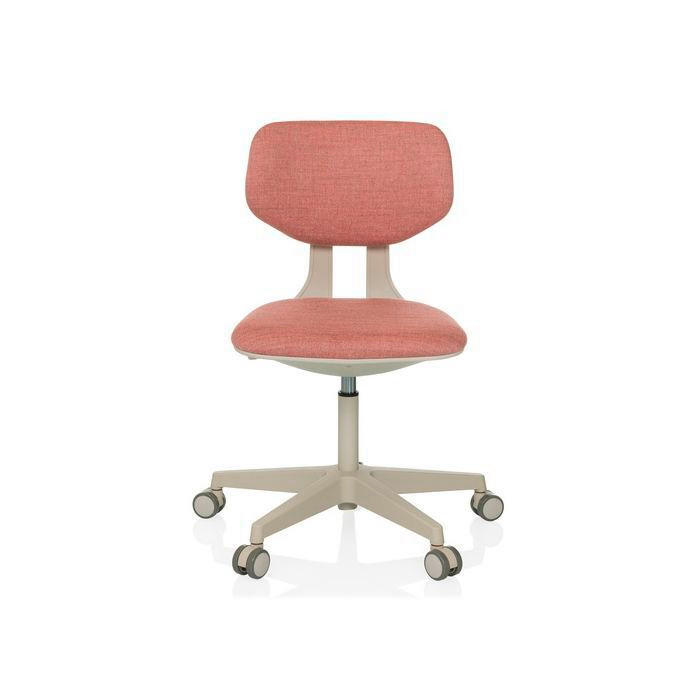 JUGENDDREHSTUHL Rosa  - Grauweiß/Rosa, MODERN, Kunststoff/Textil (51/72 - 87/51cm) - MID.YOU