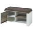 GARDEROBENBANK 90/50/39 cm - Chromfarben/Braun, Trend, Holzwerkstoff/Kunststoff (90/50/39cm) - Xora GARDEROBENBANK 90/50/39 cm - Chromfarben/Braun, Trend, Holzwerkstoff/Kunststoff (90/50/39cm) - Xora