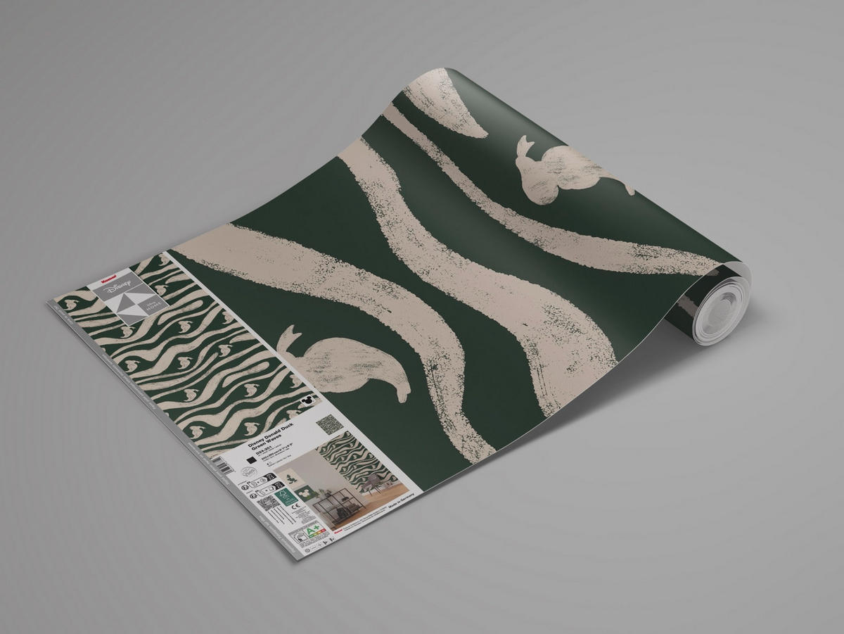 FOTOTAPETE - Naturfarben/Grün, Design, Textil (200/250cm) - Disney