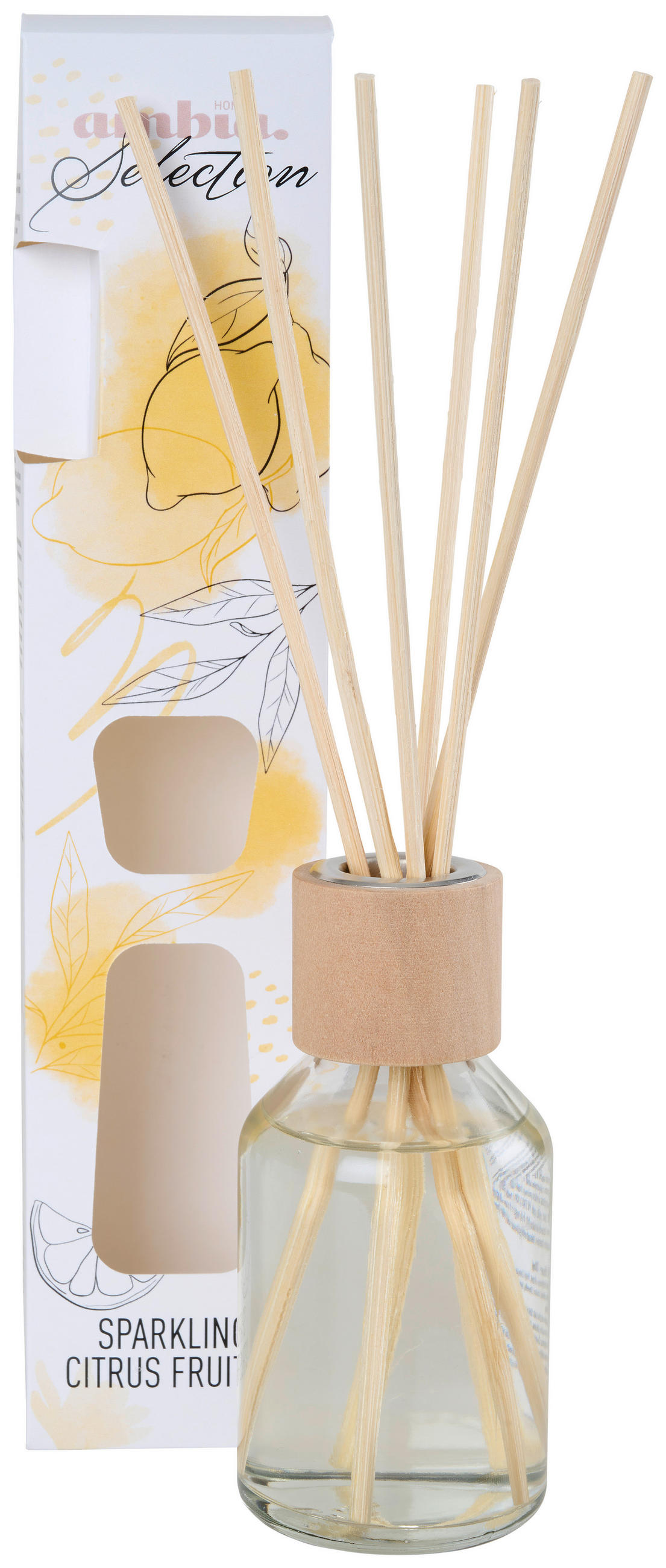 DIFUZÉR citrus, 100 ml - přírodní barvy, Basics (100ml) - Ambia Home