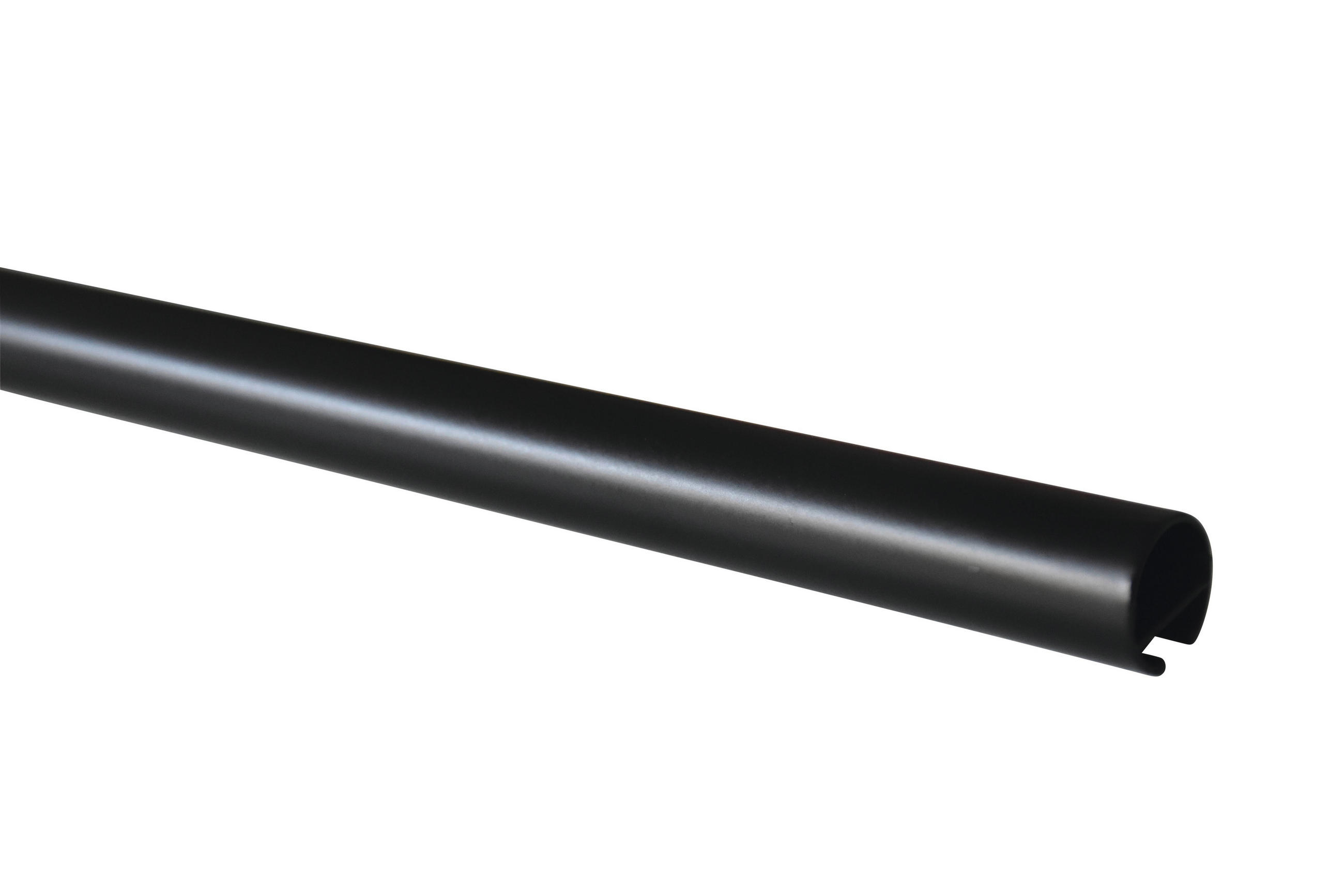 VODILICA ZA ZAVJESE crna metal - crna, Basics, metal (240cm) - Gardinia