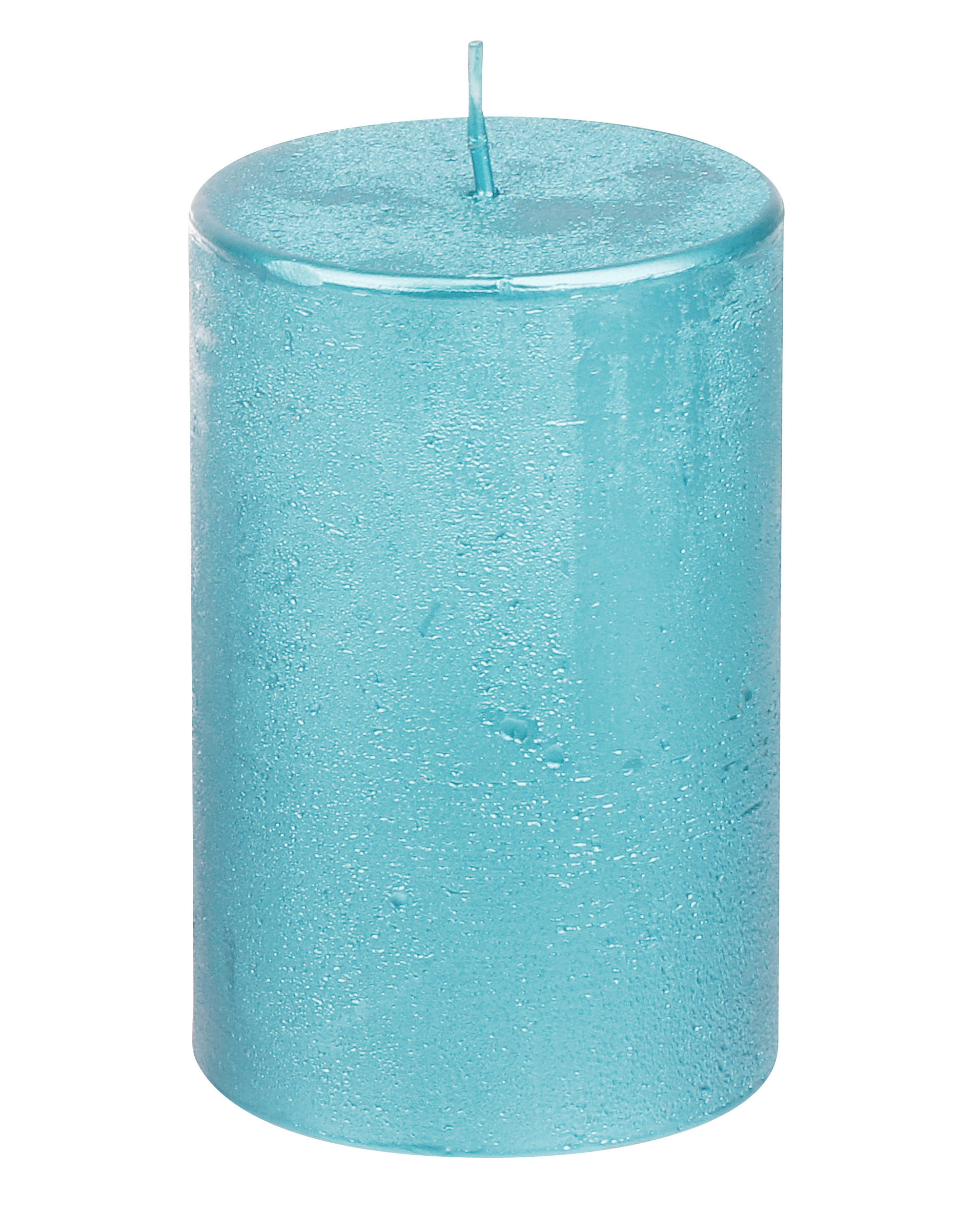 STUMPENKERZE  - Azurblau, LIFESTYLE, Paraffin (6,8/10,0cm) - Steinhart