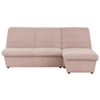 ECKSOFA in Webstoff Rosa  214/168 cm  - Schwarz/Rosa, Design, Kunststoff/Textil (214/168cm) - LOOKS by W.Joop