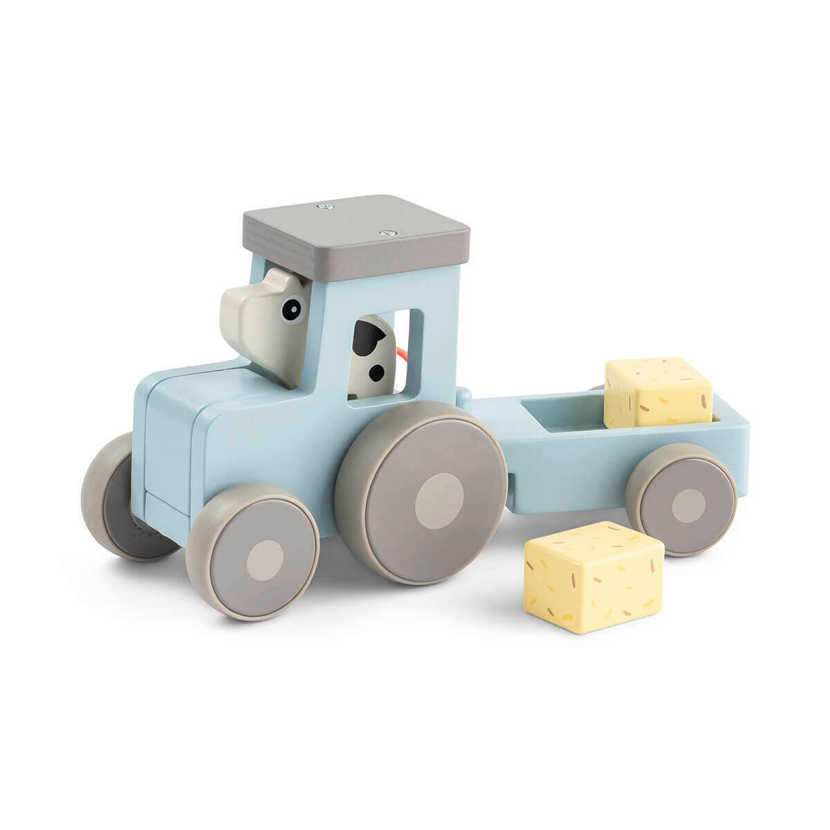 TRAKTOR  - Pastellblau, Basics, Holz/Holzwerkstoff (24,5/9,0/12,0cm) - done by deer