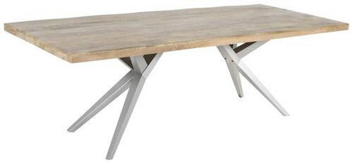 TISCHPLATTE Mangoholz massiv Braun  - Braun, MODERN, Holz (220/90/5,5cm) - Boxxx