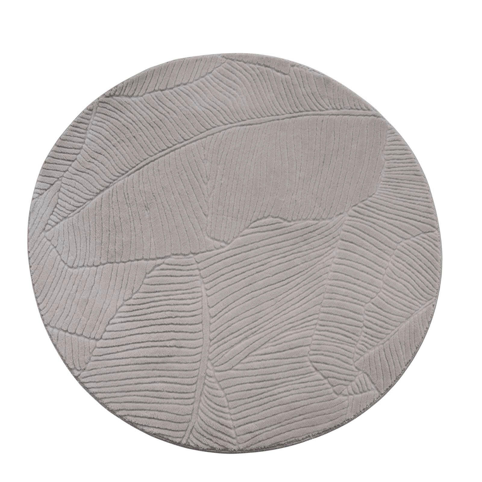 WEBTEPPICH 120 cm Homestyle Hellgrau  - Hellgrau, Design, Textil (120cm) - Novel