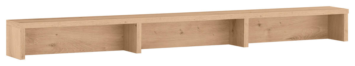 SCHREIBTISCHAUFSATZ , Eiche Artisan,  - Eiche Artisan, Design, Holzwerkstoff (119/11/12cm) - SetOne by Musterring