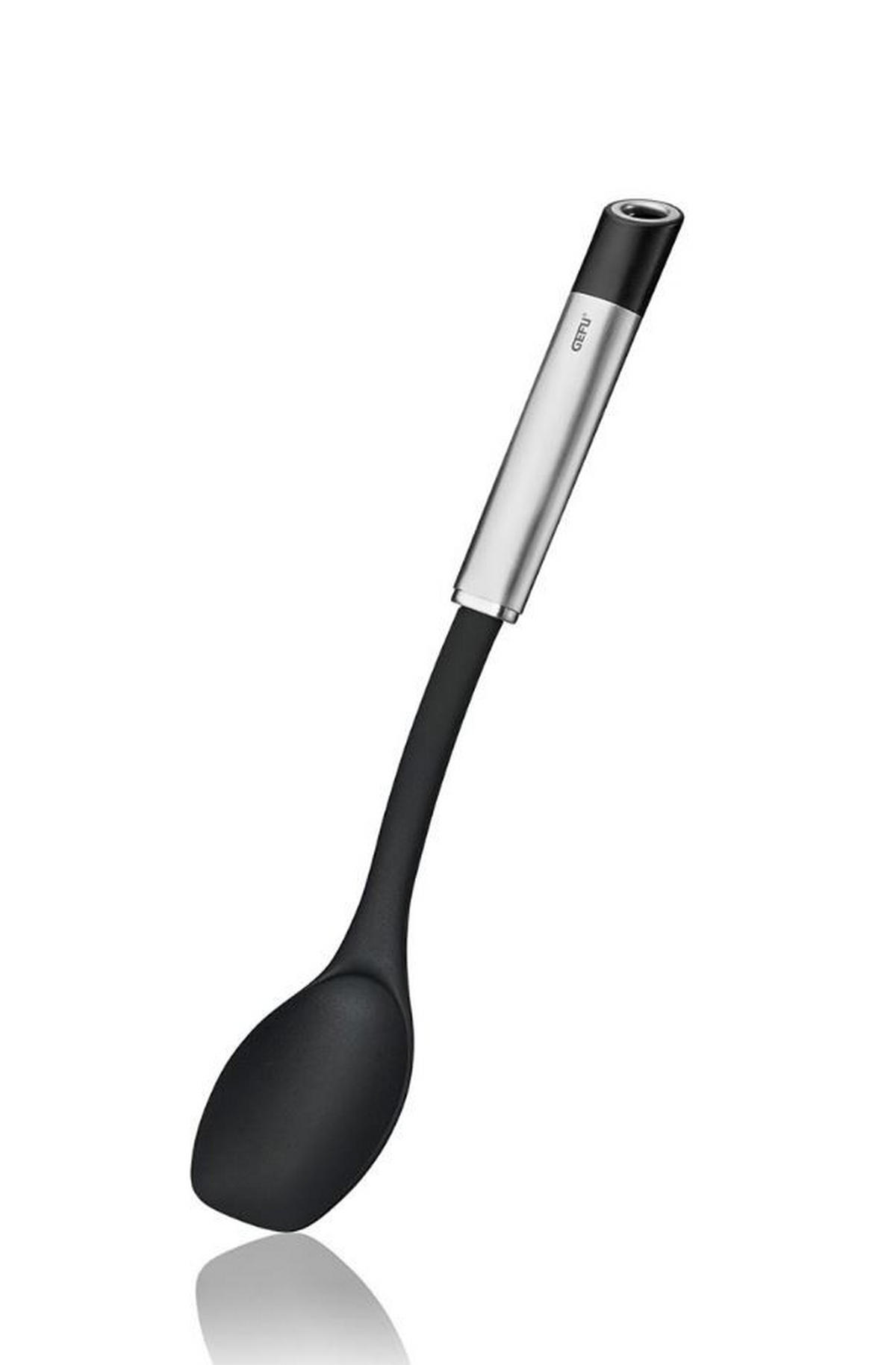 KOCHLÖFFEL  - Edelstahlfarben/Schwarz, Basics, Kunststoff/Metall (8,6/2,3/31,6cm) - Gefu