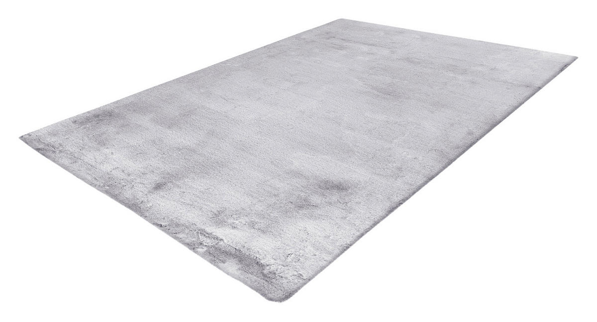 KOBEREC S VYSOKÝM VLASOM, 160/230 cm, antracitová, biela - biela/antracitová, Konventionell, textil (160/230cm)
