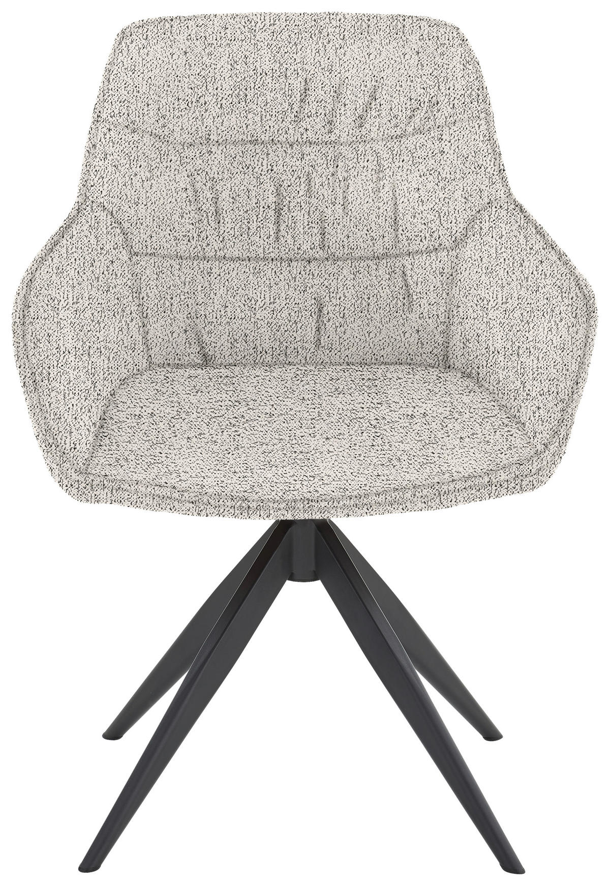 ARMLEHNSTUHL  in Eisen Bouclé  - Champagner, Design, Textil/Metall (62/87/61cm) - Musterring