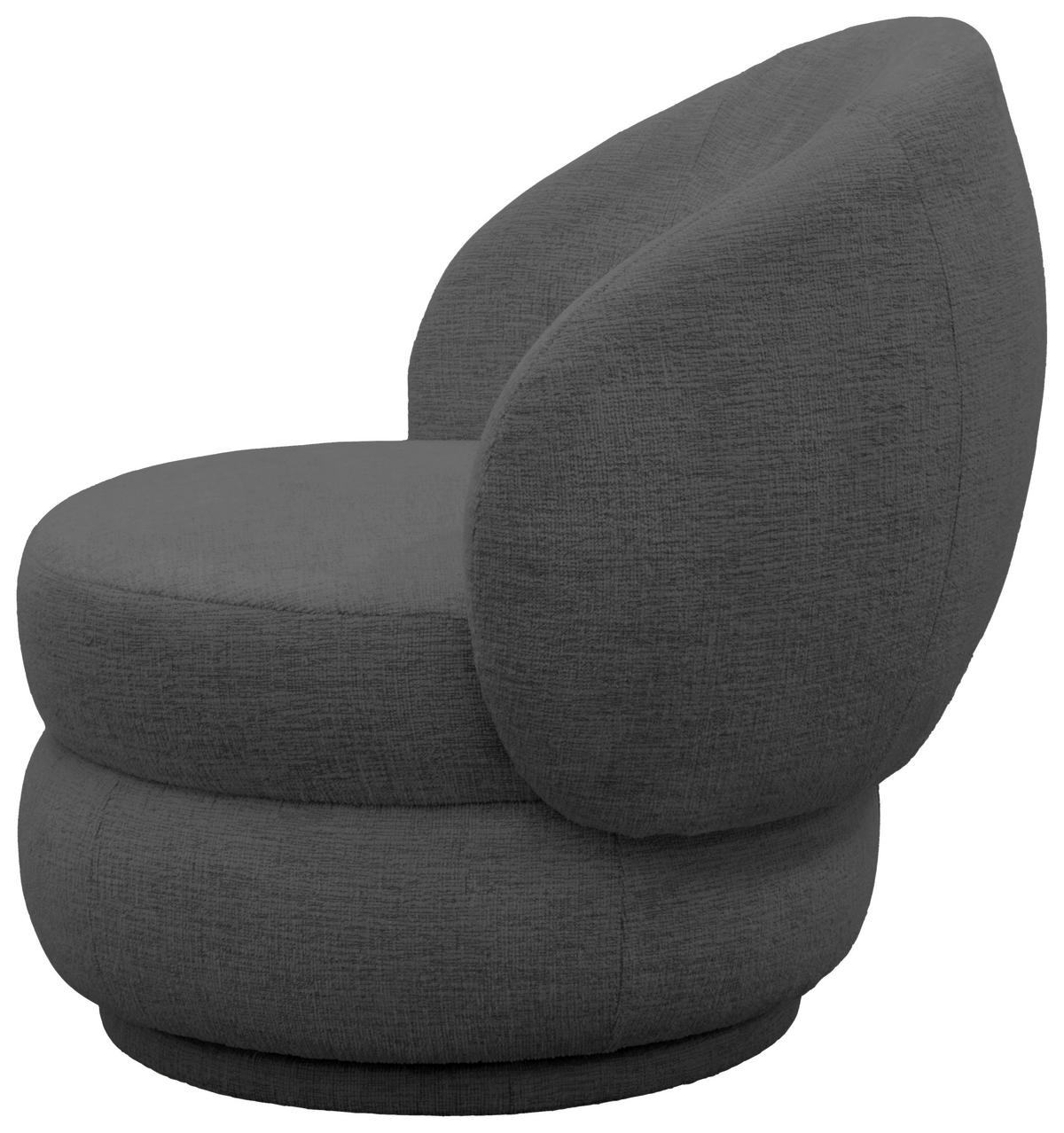 SESSEL in Chenille Grau  - Beige/Grau, MODERN, Textil (82/80/82cm) - Livetastic