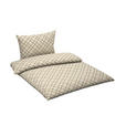 BETTWÄSCHE Flanell 140/200 cm  - Creme/Braun, KONVENTIONELL, Textil (140/200cm) - Esposa