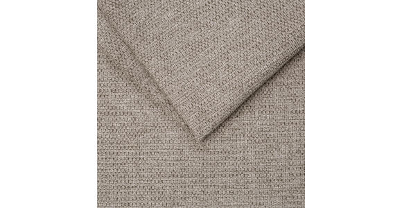 ECKSOFA Graubraun Chenille Zierkissen, Bettkasten, Rücken echt, Kopfteilverstellung, Sitztiefenverstellung  - Graubraun/Schwarz, KONVENTIONELL, Kunststoff/Textil (172/268cm) - Carryhome