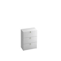 HÄNGEREGISTERELEMENT - Alufarben/Weiß, KONVENTIONELL, Holzwerkstoff/Kunststoff (80/110/42cm) - Venda