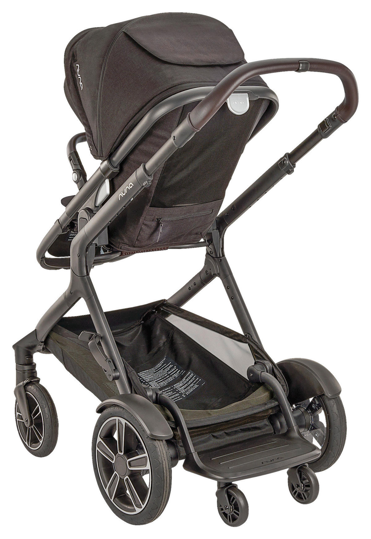 GESCHWISTERWAGEN DEMI NEXT  - Schwarz, Basics, Textil/Metall (98/62/112cm) - Nuna