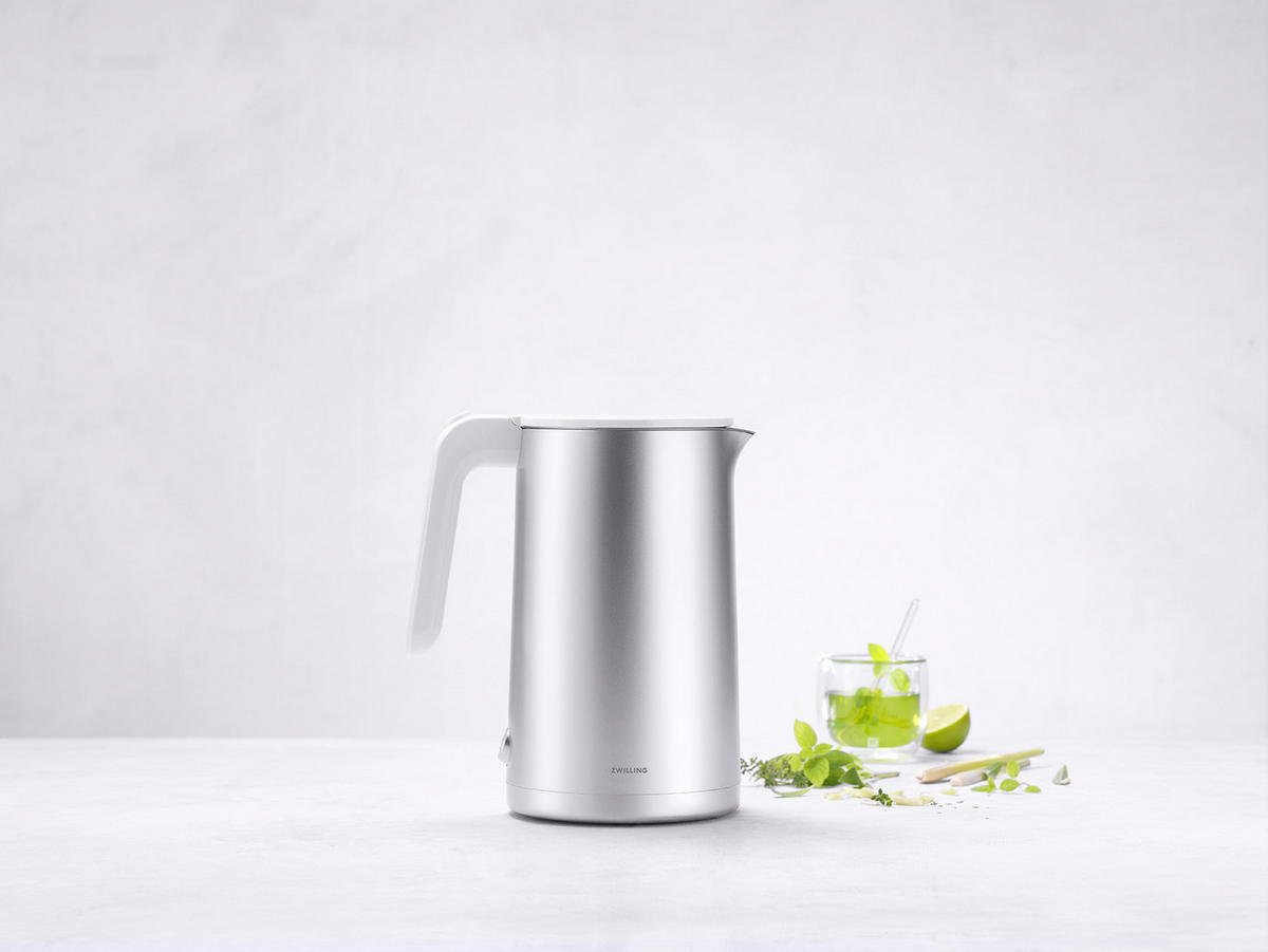 WASSERKOCHER Enfinigy 1,5 L  - Silberfarben, Basics, Kunststoff/Metall - Zwilling