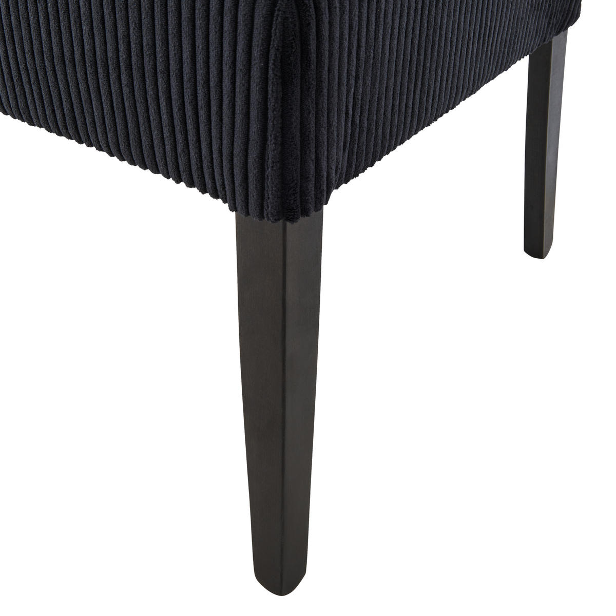 STUHL in Holz, Textil Schwarz  - Wengefarben/Schwarz, MODERN, Holz/Textil (48/95/62cm)