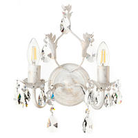 WANDLEUCHTE 30/20 cm   - KONVENTIONELL, Glas/Metall (30/20cm)