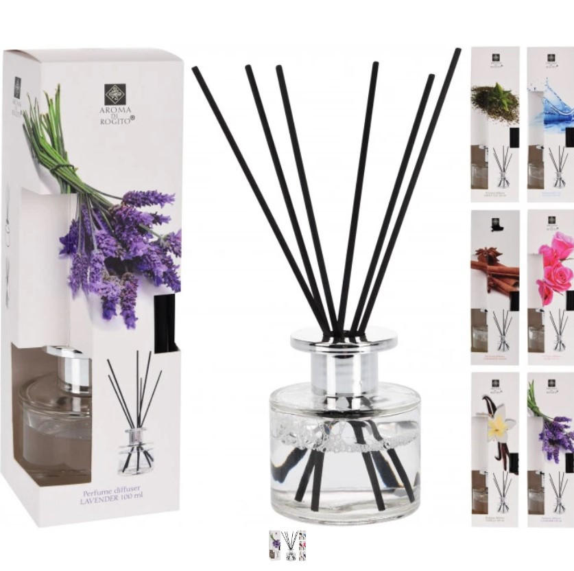 DOFTSPRIDARE 100 ml   - grå, Basics, glas/trä (100ml)