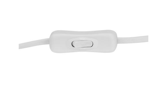 TISCHLEUCHTE 25 cm  - Weiß, Basics, Glas/Kunststoff (25cm) - Novel