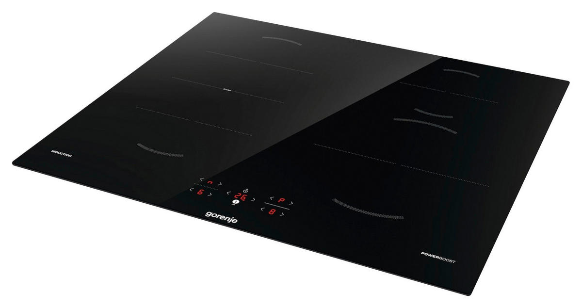 INDUKTIONSKOCHFELD GI6421BX  - Schwarz, Basics, Glas/Metall (59,5/5,4/52cm) - Gorenje