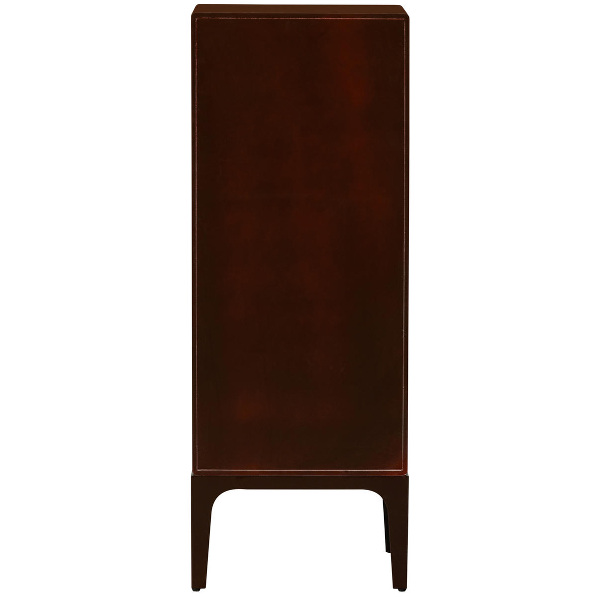 KOMMODE Merge  in 44/120/45 cm  - Rot/Braun, Design, Holz (44/120/45cm) - Livetastic