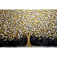 ALUMINIUMBILD Bäume  - Multicolor, Basics, Metall (120/80/2cm) - Euroart