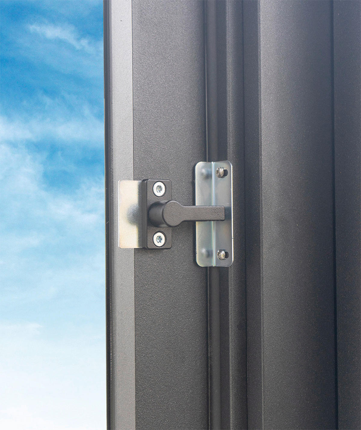 FENSTER - Anthrazit, Basics, Glas/Metall (90/95cm)