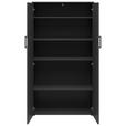 MEHRZWECKSCHRANK 80/147/40 cm  - Anthrazit/Schwarz, MODERN, Holzwerkstoff/Kunststoff (80/147/40cm) - Carryhome