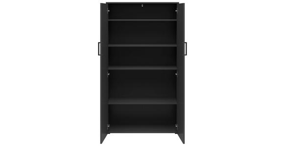 MEHRZWECKSCHRANK 80/147/40 cm  - Anthrazit/Schwarz, MODERN, Holzwerkstoff/Kunststoff (80/147/40cm) - Carryhome