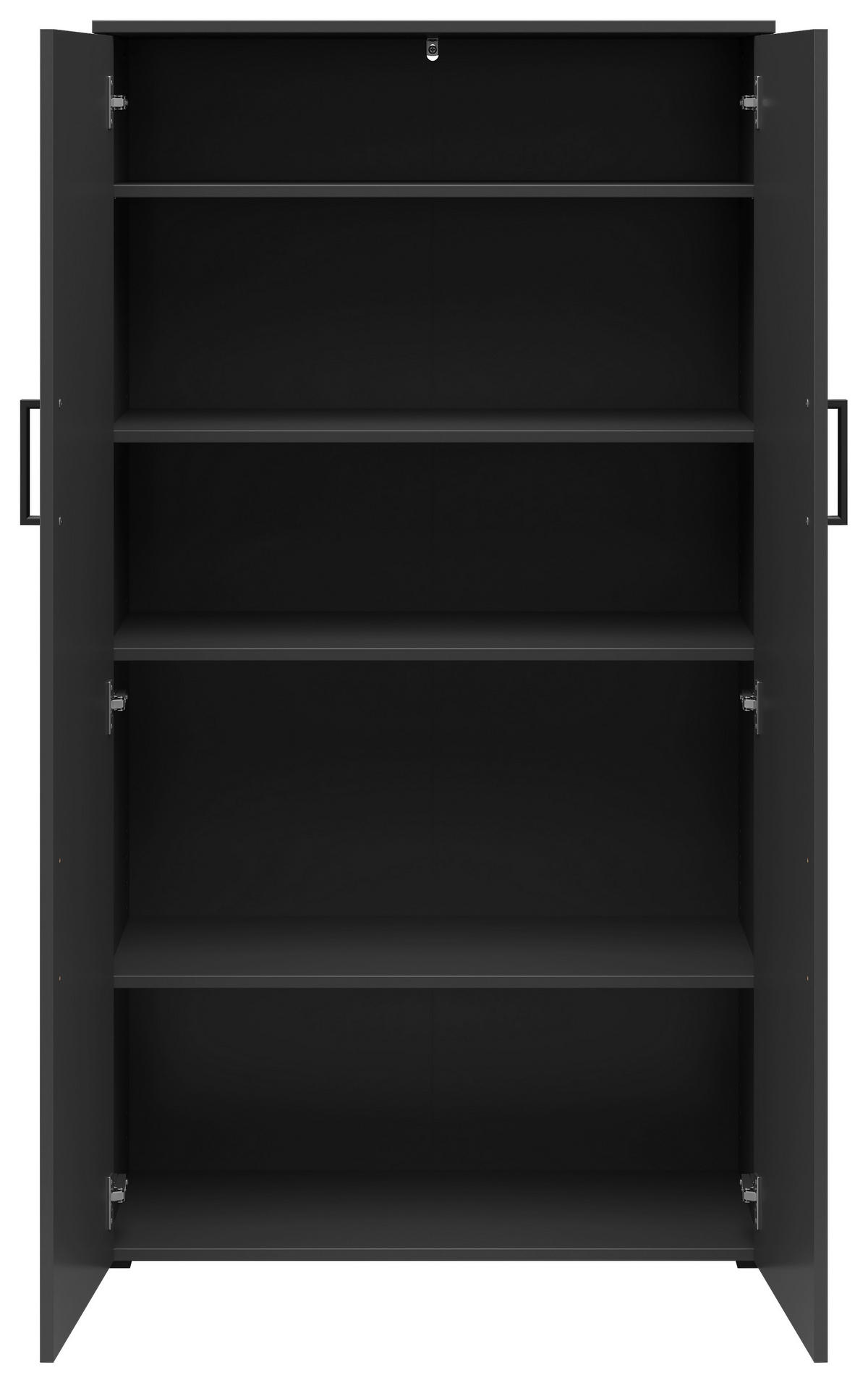 VIŠENAMENSKI ORMAR grafitno siva  80/147/40 cm  - crna/antracit, Moderno, pločasti materijal/plastika (80/147/40cm) - Carryhome