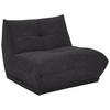 SOFAELEMENT Lederlook Schwarz  - Schwarz, Trend, Textil (105/80/112cm) - Livetastic