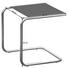 GARTENBEISTELLTISCH - Alufarben/Schwarz, Design, Metall (40/40/40cm)