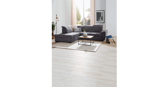 ECKSOFA  in Webstoff Grau  202/280 cm  - Schwarz/Grau, KONVENTIONELL, Holz/Textil (202/280cm) - Xora