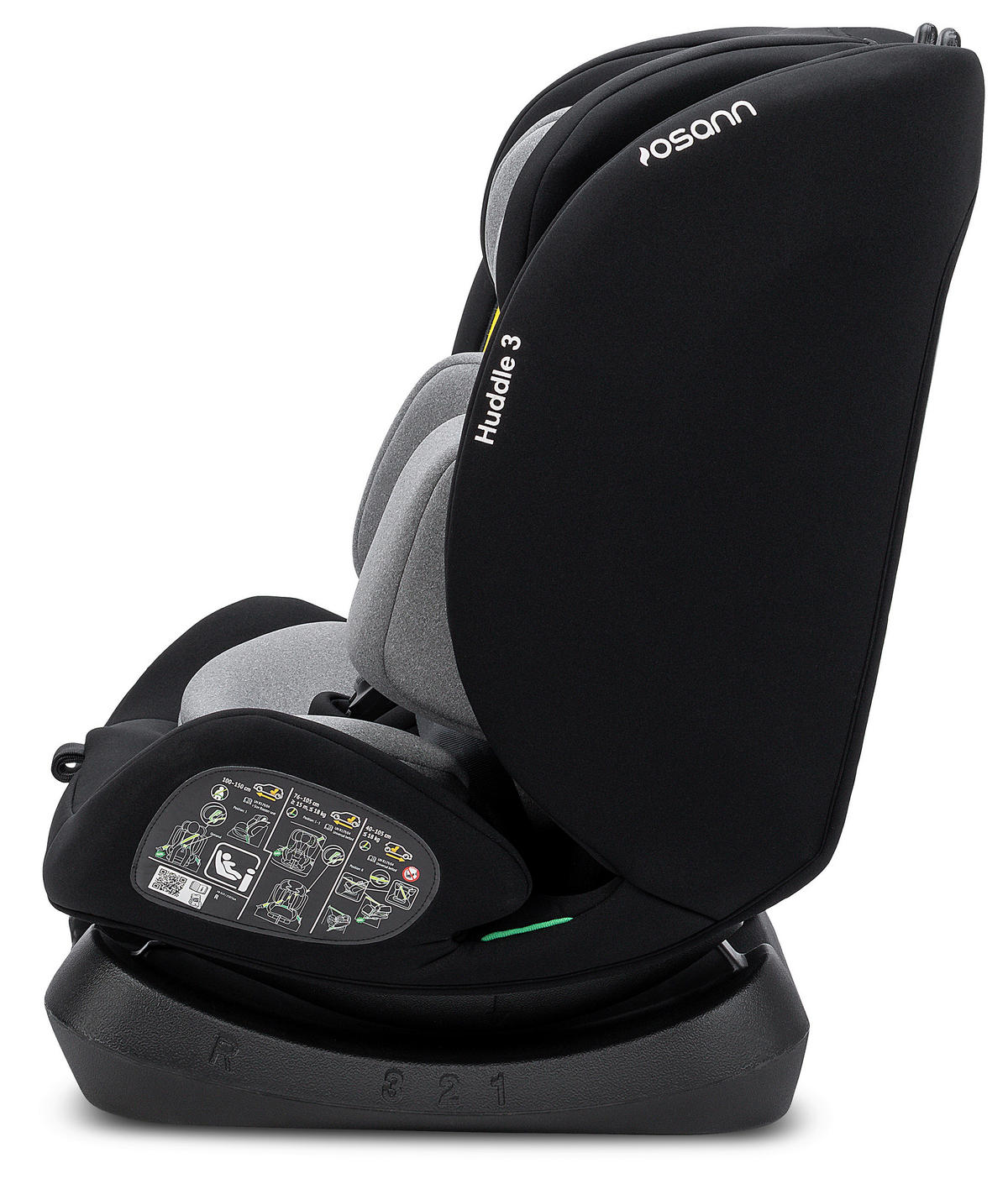 REBOARDER-KINDERSITZ HUDDLE 3  - Grau, KONVENTIONELL, Kunststoff (44/58/50cm) - Osann