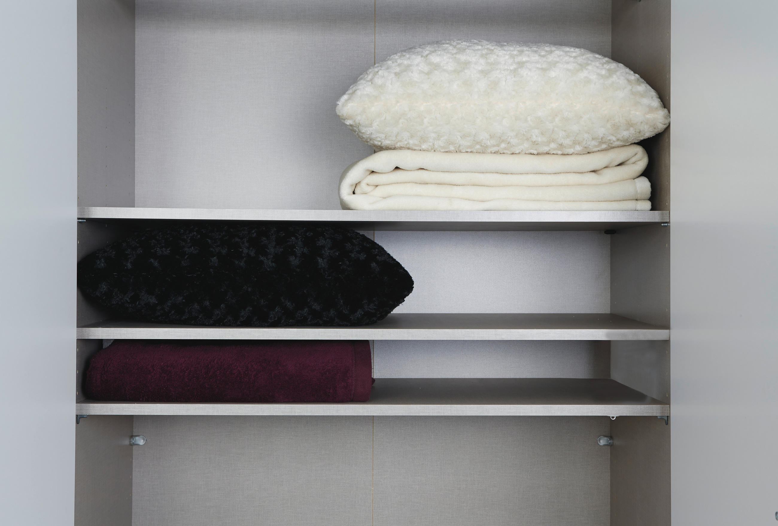 HYLLPLAN SET 88/1,6/45 cm   - grå, trämaterial (88/1,6/45cm) - Rauch Möbel