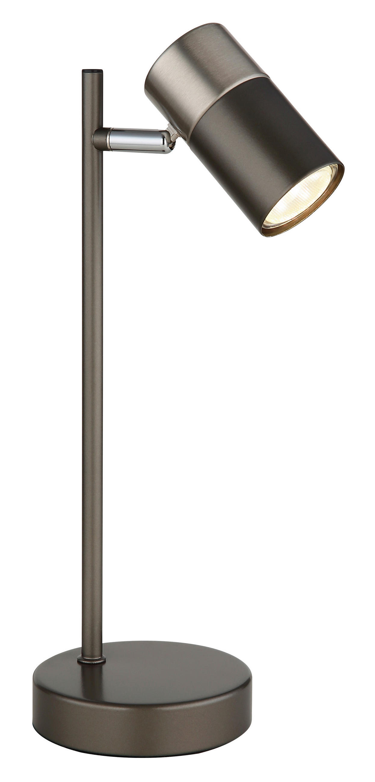 TISCHLEUCHTE Solin 13/12/35 cm  - Schwarzchrom/Schwarz, Design, Kunststoff/Metall (13/12/35cm) - Globo