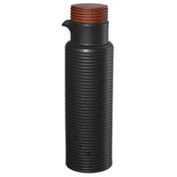 ESSIG-/ÖLFLASCHE - Schwarz, Basics, Keramik (6,5/22cm) - ASA