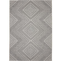 OUTDOORTEPPICH für Terrasse und Balkon 160/230 cm Trinidad Grau  - Grau, Design, Kunststoff/Textil (160/230cm) - Novel